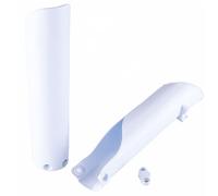 PRO CAKEN 10.6 inch Motorcycle Front Shock Fork Cover Lower Fork Cover Set,Strong and Sturdy Scratch Resistant Case Wrap Shock Absorber Guard Universal for Dirt Bike Motorcycle-White