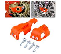 PRO CAKEN Motorcycle Front Fork Shoe Cover Plastic Lower Fork Foot Bottom Protector for EXC/SX 16-21 FE250/350/450/501/501S 2016-2021 TE125 150/250/300 2016-2019 FX350/450 2017-2021 TX300/300I