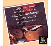 PRO CANTIONE ANTIQUA - ENGLISH PART SONGS&LUTE SONGS CD MITTELALTER KLASSIK NEW
