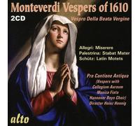 Pro Cantione Antiqua - Vespers of 1610 [New CD]