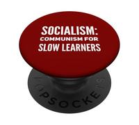 Pro Capitalism Capitalist Freedom Lover Anti-Liberal Humor PopSockets Adhesive PopGrip