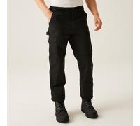 Regatta Professional TRJ500 Mens Pro Multi Pocket Cargo Trousers Black 44" 32"