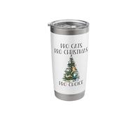 PRO Cats PRO Christmas PRO-Choice Roe v Wade Feminist Meme Stainless Steel Insulated Tumbler