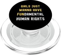 Pro Choice Feminist Body Girls Wanna Have Fundamental Rights PopSockets PopGrip for MagSafe