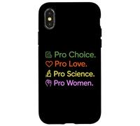 Pro Choice Pro Love Science Women Feminism Empowerment Case for iPhone X/XS