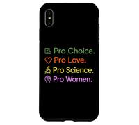 Pro Choice Pro Love Science Women Feminism Empowerment Case for iPhone XS Max