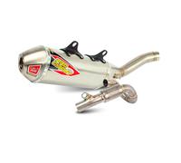 Pro Circuit Ti-6 Pro Suzuki Rm-z 250 19-26 Not Homologated Full Line System Silver Not Homologated