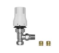 Pro Classic Angled Thermostatic Radiator Valve For 8/10/15mm Pipes - Reliable Heating Control