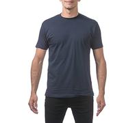 Pro Club Men's Comfort Cotton Short Sleeve Tee Shirt, Navy, Large