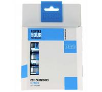 Pro Co2 Cartridge 25g 2 Units 25 g Silver