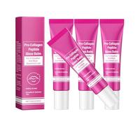 Pro-Collagen Peptide Lip Gloss Balm - Plumping and Hydrating Lip Care with Vitamin E & Peptides, Long Lasting Hydrating Lip Gloss Makeup in Sheer & Glossy Finish, 15g, Pink (4)