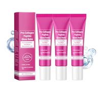 Pro-Collagen Peptide Lip Gloss Balm, Plumping and Hydrating Lip, Hydrates & Smooths Lips, Sheer & Glossy Finish for Fuller Lips, 15g, Pink (3)