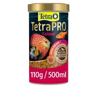 Tetra Pro Colour Multi-Crisps - Premium fish food with colour concentrate for brightly colourful Fish, 500ml