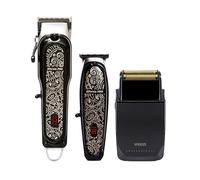 PRO Cordless Hair Trimmer Full Metal Silent Low Vibration Hair Trimmer for Men and Hairdressers + Shaver with Sharp Blades Electric Shaver