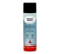 Aerosol Solutions Pro-Cote Bright White Spray Paint 500ml