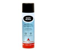 Pro-Cote Matt Black Spray Paint 500ml 500ml Black