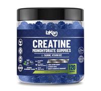 Pro Creatine Monohydrate Gummies 5000mg for Men & Women - 120 Chewable Creatine Gummies Blueberry Flavoured Creatine | Pre Workout Gym Supplement| Keto | Vegan | (30 Days Supply)