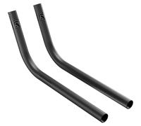 Pro Clip-on J-bend 65 Aero Bars Silver One Size Black / Alloy