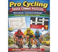 Pro Cycling Trivia Combo Puzzles: Word Search & Crossword Challenges Covering Races, Riders, Gear & Culture