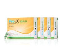 Pro D3 400 IU (Vitamin D) [120 Capsules] Vegetarian Society Approved - Gluten Free - Salt Free - Yeast Free - Gelatin Free - SOYA Free - Peanut Free - Alcohol Free - Halal - Kosher