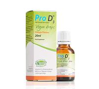 Pro D3 Vegan Drops 20ml (Vitamin D3-400 IU per 4 Drops) | Vegan Vitamin D3 | Made in The UK | Free from Alcohol, Crustaceans, Dairy, Gelatine, Gluten, Milk, Nut, Peanut, Sugar, SOYA