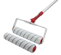 Pro Dec Floor Painting Kit For Most Single & Twin pack Paints - 4ft Pole - 12" Frame - 2 x 12 Super Durable Floor Rollers