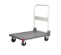 Pro-Dek Heavy Duty Folding Platform Trolley; Castors; Grey/White/Red