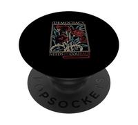 Pro Democracy Needs Your Courage Gift Resist Fascism Protest PopSockets Adhesive PopGrip