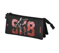 PRO-DG SK8-Triple Pencil Case, Black, 23 x 11 cm