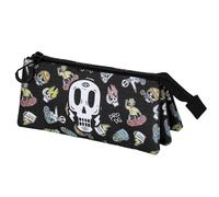 PRO-DG Underground-Triple Pencil Case, Black, 23 x 11 cm