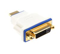 kenable PRO DVI 24+1 Socket to HDMI 2.0 Plug Digital High Speed Adapter White