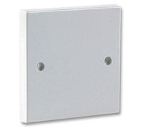 PRO ELEC 1 Gang Blanking Plate - White - Supplied with Fixing Screws - PELB1554