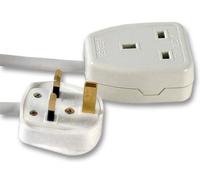 Pro Elec - 1 Gang Extension Lead, White, 15M