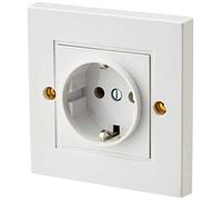 PRO ELEC 1-Gang Schuko Socket Outlet, International Standard, 16A, 250V - PE5100