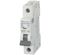PRO ELEC 10A Type C MCB Single Pole 10kA DIN Rail Circuit Breaker