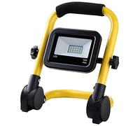 PRO ELEC 10W LED Worklight, 18 LEDs, 750lm, 6000K, Foldable & Adjustable - IP65, 1.5m Cable - PEL00946