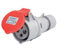 Pro Elec - 16A, 400V, Cable Mount Cee Socket, 3P+E, Black, Ip44