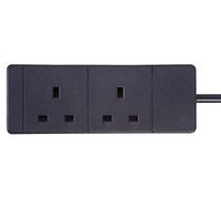 PRO ELEC 2 Gang Extension Lead, 13A UK Plug, 250V, 5m Cable - PELB1738