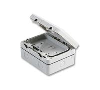 PRO ELEC - 2-Gang IP66 Outdoor Switched Socket