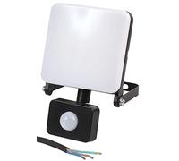 PRO ELEC 20W LED Floodlight with PIR Motion Sensor - 1400lm Daylight White, IP44 Weatherproof, Adjustable Settings, Black - PELL0296