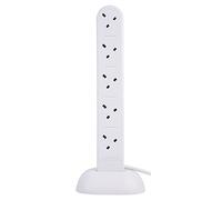 pro elec 2810 10 Gang Extension Tower with 2m Cable , white