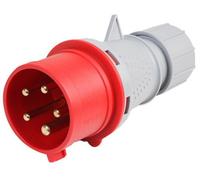 Pro Elec - 32A, 400V, Cable Mount Cee Plug, 3P+N+E, Red, Ip44