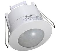 PRO ELEC 360° Recessed PIR Motion Sensor - Adjustable Time & Light, 8m Detection Range, 110-240V AC, 1,200W Incandescent / 300W LED - PELL0046