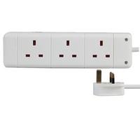 PRO ELEC PELB1532 3 Gang Extension 5m, White