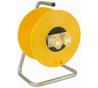 PRO ELEC 8061 110V EmPty Cable Reel, Twin 16A Sockets