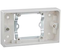 Pro Elec 868 SINGLE TO DOUBLE 13A SOCKET CONVERTOR, White
