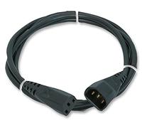 Pro Elec C14 Plug to IEC C13 Socket Extension Lead 6A 2m Black, Label