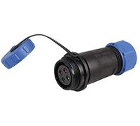 PRO ELEC Circular Connector, SP211 Series, 4-Pin Cable Mount Receptacle, Solder Socket, Threaded, IP68, 500V AC, 30A - PELR0179