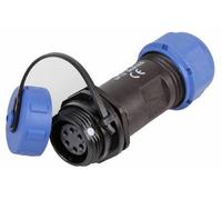 Pro Elec - Circular Threaded Connector Inline Socket, 6-Pole, 5-8mm, Ip68