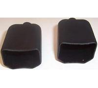 Pro Elec IEC Connector Insulation Boot, 28x25x40mm, Pack of 2 - DIP-IEC7-BLK
